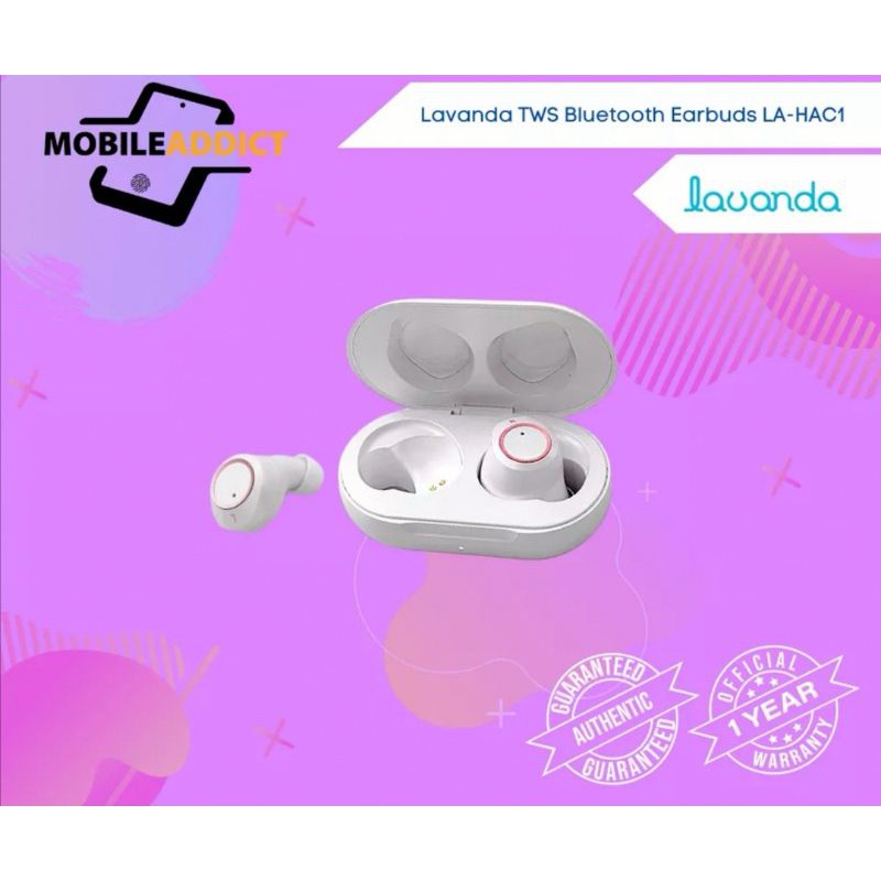 Lavanda TWS Bluetooth Earbuds HAC1 