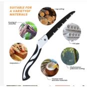 High Carbon Steel Folding Hand Saw for Woodworking