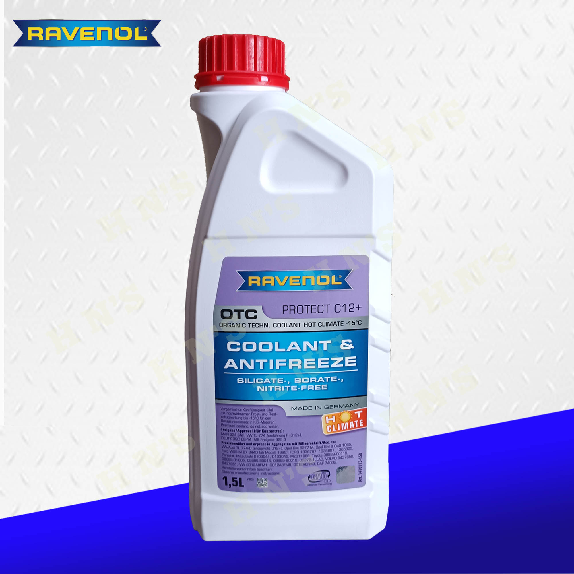 RAVENOL HTC MB 325.0 Coolant for Hot Climate 5L ( 5 Liters ) for