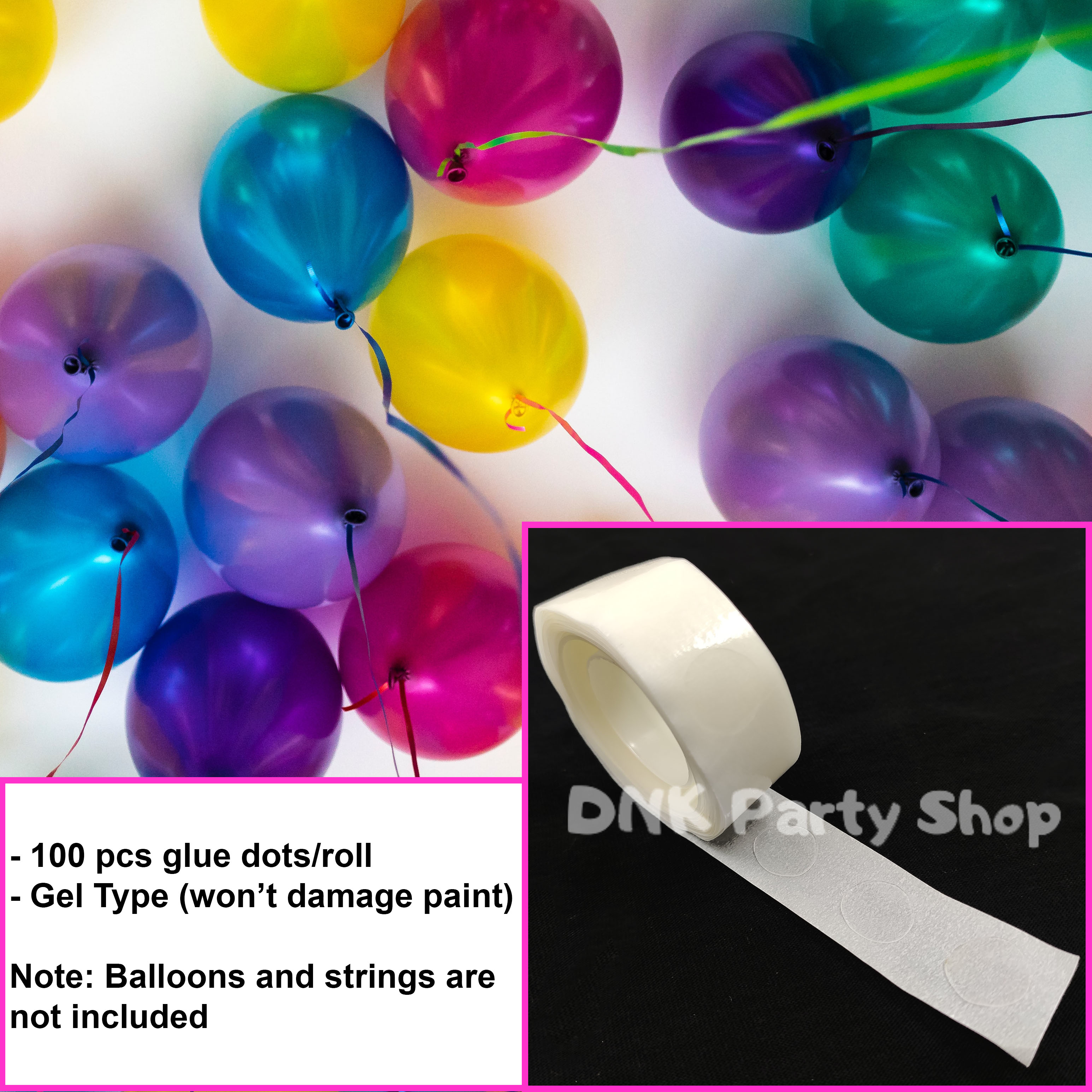 UPINS 1500 Pcs Point Dots Balloon Glue Removable Philippines