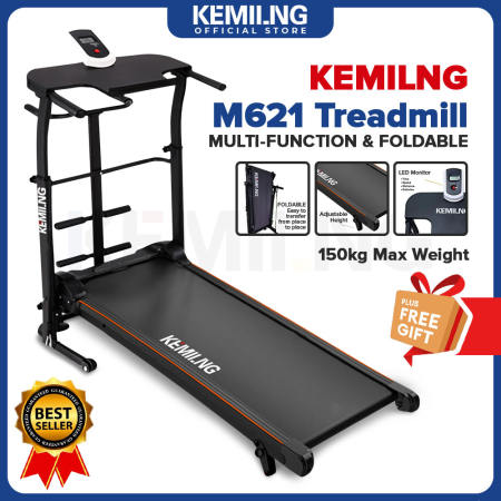 KEMILNG M621 Foldable Manual Treadmill - Fitness Equipment Home