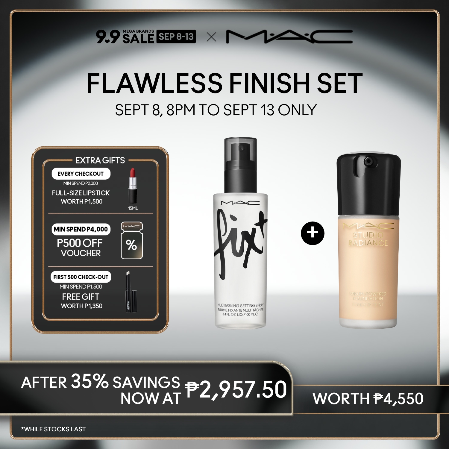 Discount on M·A·C  shoes - SKU: 【35% OFF】MAC Studio Radiance Serum-Powered™ Foundation 30ml and MAC Fix+ 100ml