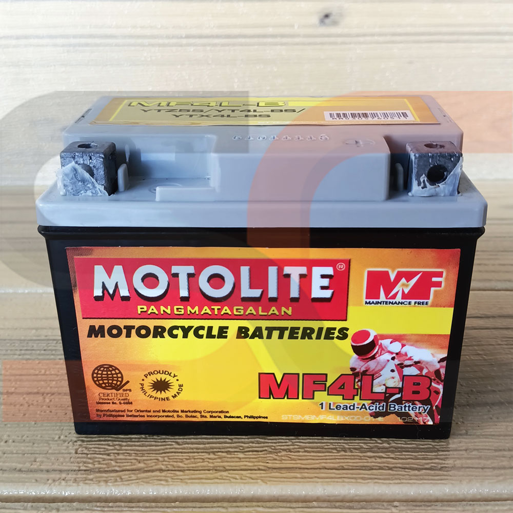 Motorcycle Parts 12V 4ah Ytx5l-BS Ytz6s Battery Rechargeable