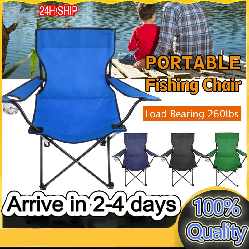 COD】camping chair folding chair portable foldable chair camping