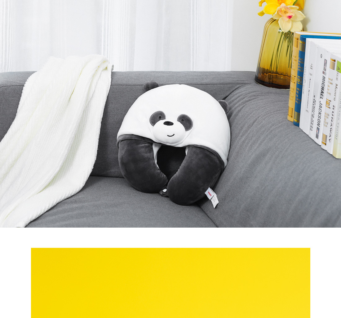 Panda neck pillow with hood sale