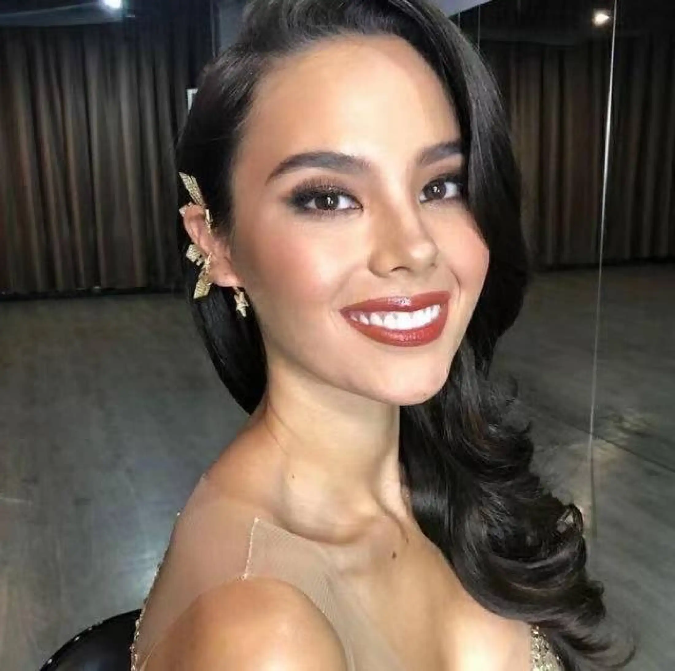 Ems Fashion Miss Universe Catriona Ear Cuff With Stone Good Quality Lazada Ph