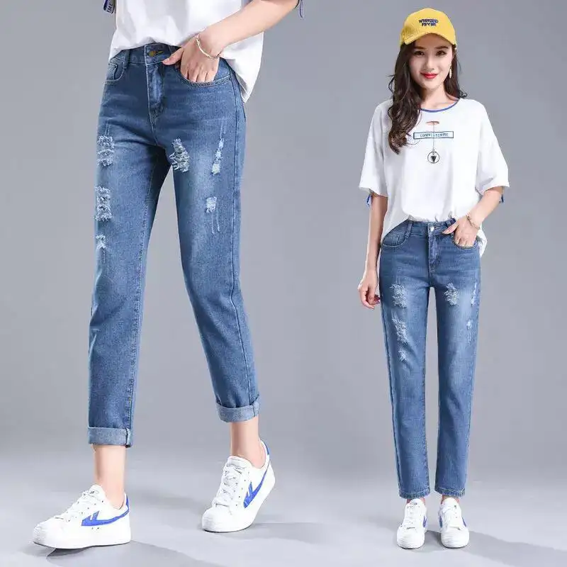 korean denim pants