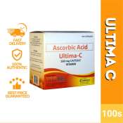 Ultima C Ascorbic Acid 500 mg 100 capsules/box