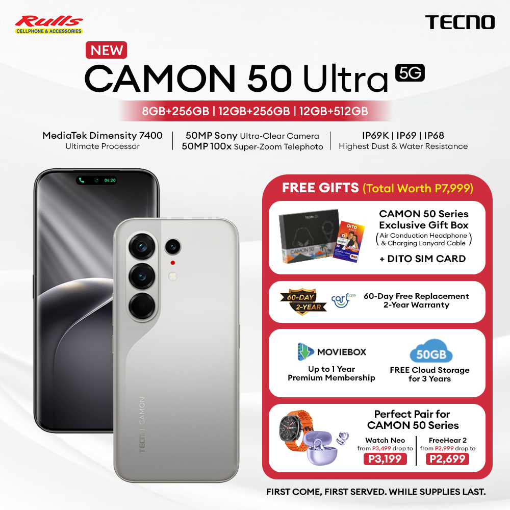 TECNO CAMON 50 Ultra 5G (12+512/12+256/8+256) Smartphone / Dimensity 7400 Ultimate / 50MP OIS Main Camera / 6.78'' 144Hz 1.5K Curved AMOLED / 6500mAh Battery / 45W Super Charge - Image 3