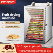 6/16 Layer Food Dehydrator Machine by 