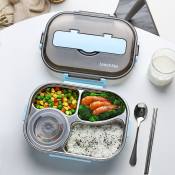 Leak-Proof Stainless Steel Lunch Box Set by 