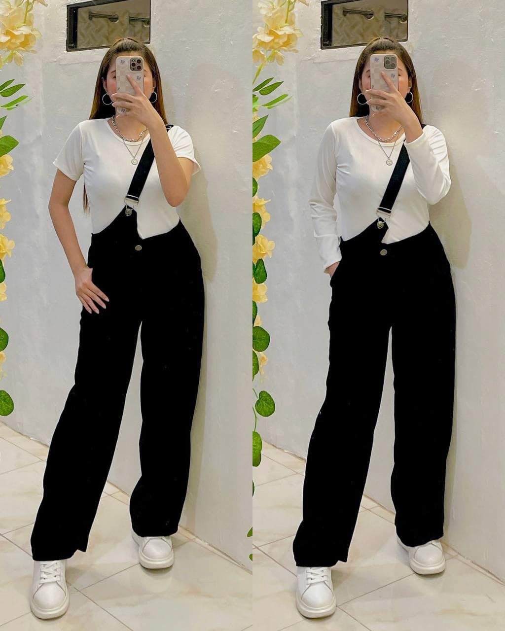 LUISA JUMPER PANTS WITH INNER FOR WOMEN Lazada PH