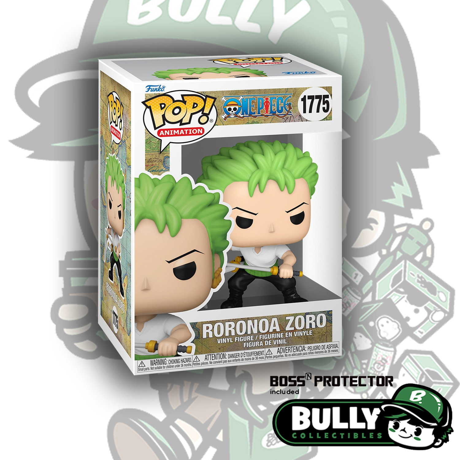 Funko Pop! One Piece Zoro Glow In The Dark N°327 - Édition Exclusive - Neuf