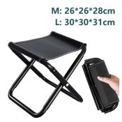 FOCANO Portable Stainless Steel Folding Fishing Stool