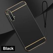 For realme X3 SuperZoom / realme X50 5G Phone Case Luxury 3 In 1 Matte Ultra Thin Anti-Scratch Shockproof Electroplated Frame Hard PC Back Cover