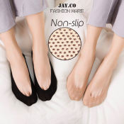 Fashion Women's thin COTTON Non-Slip Boat Socks#SCJC701