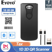 Eyoyo Wireless Barcode Scanner with 1D/2D capabilities for all devices