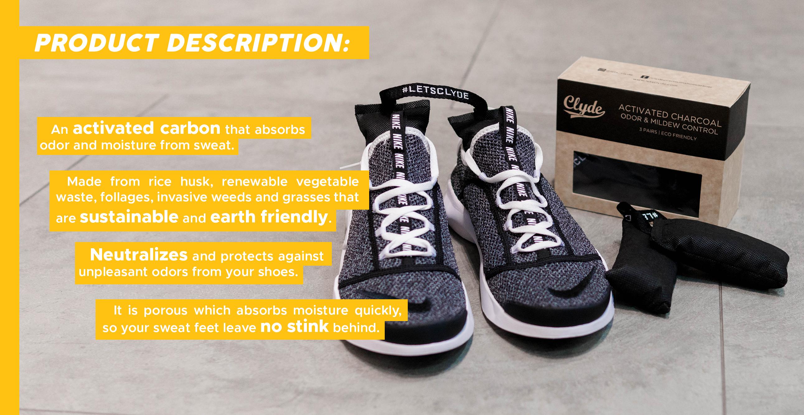 activated charcoal for shoes