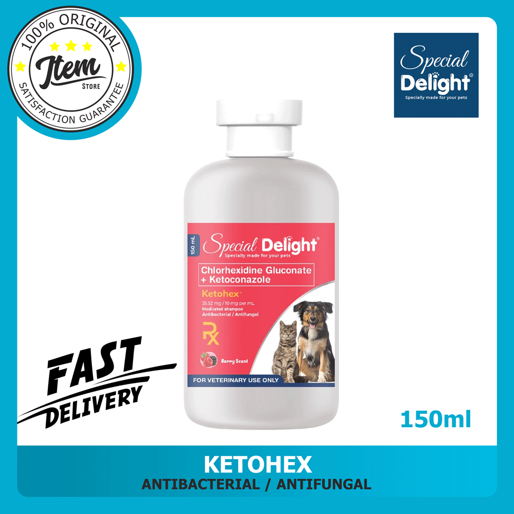 Special Delight Ketohex Ketoconazole Medicated Shampoo for Cats