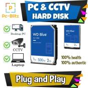 Used Internal HDD: 320GB-4TB, SATA, Desktop/Laptop/CCTV