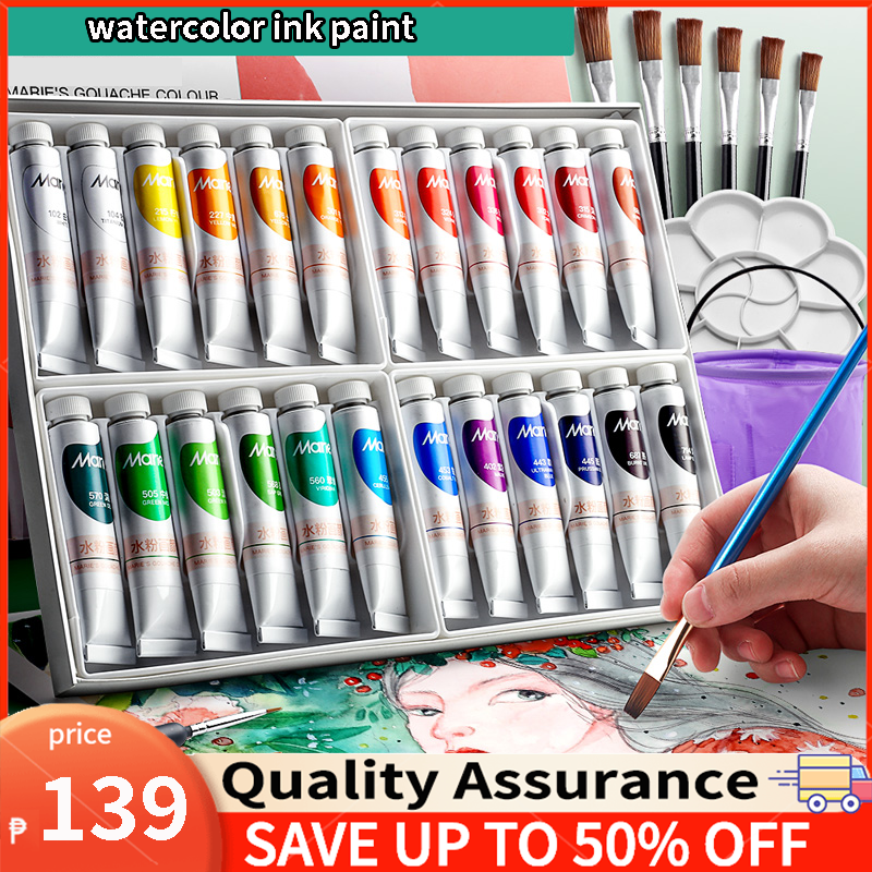Multi-Purpose Paint Set: Gouache, Acrylic, Watercolour, and Oil (Brand