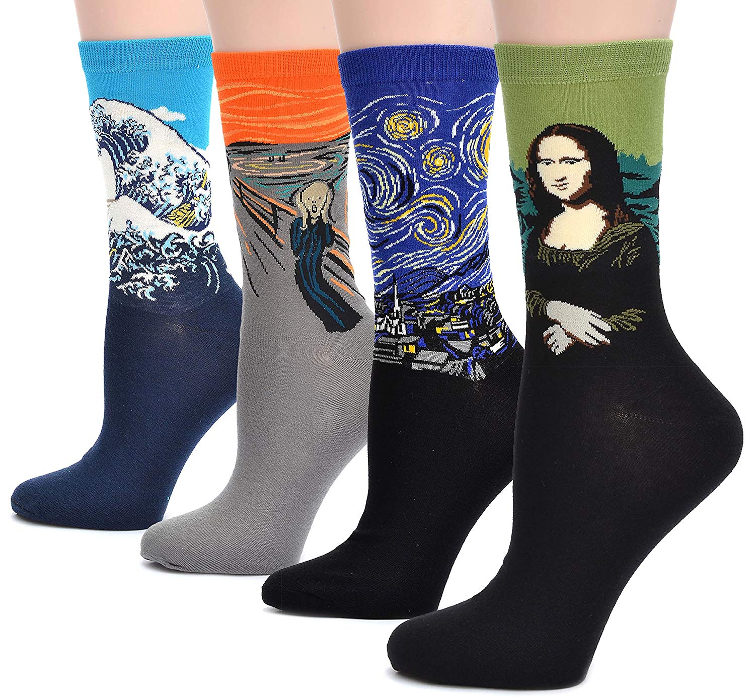  Korean Iconic Socks Famous Paintings Art Gallery Men Women Middle  Socks | Lazada PH