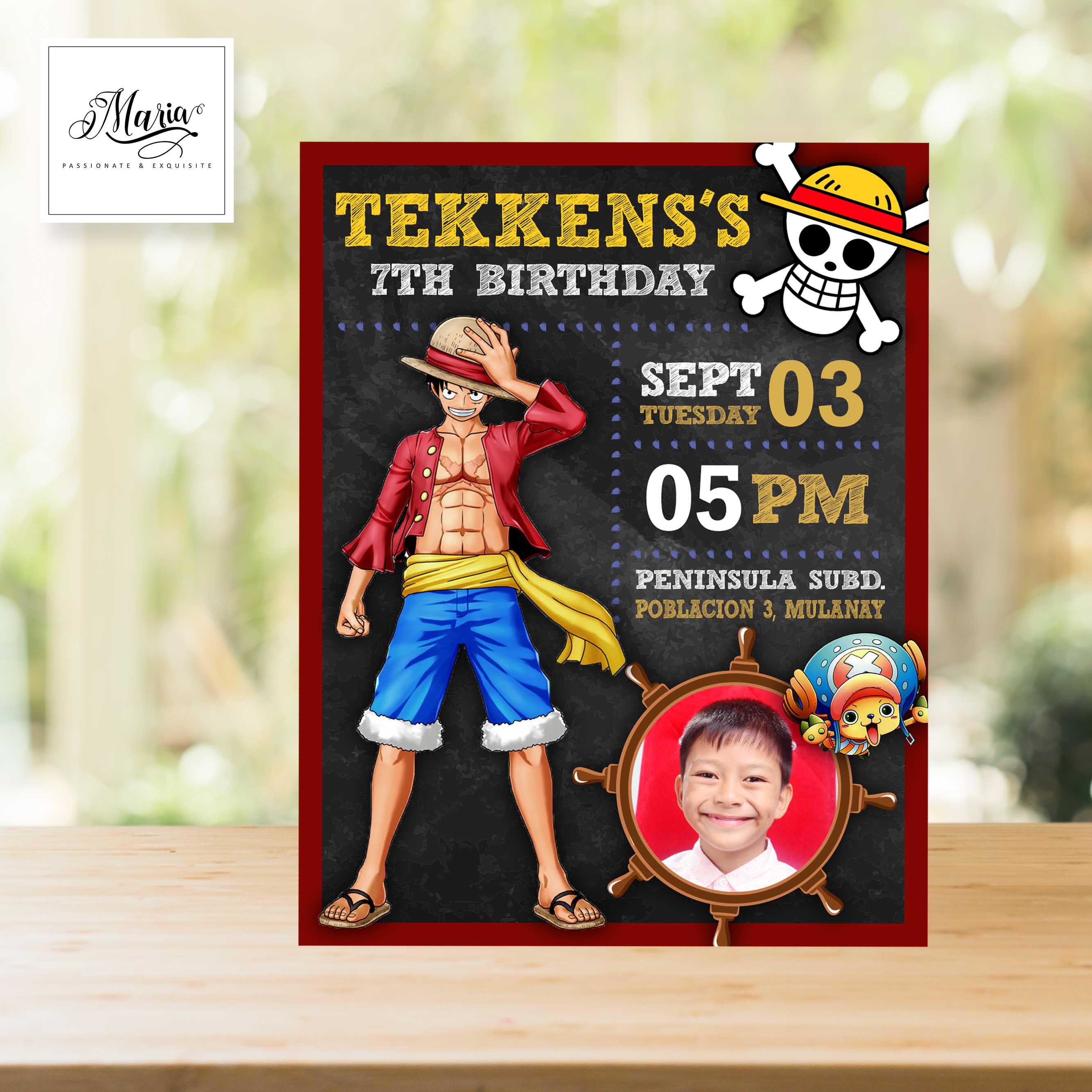 79+ One Piece Invitation Background Images My