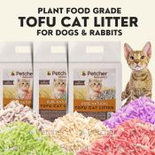 Petcher Organics Flushable Tofu Cat Litter Sand (6L)