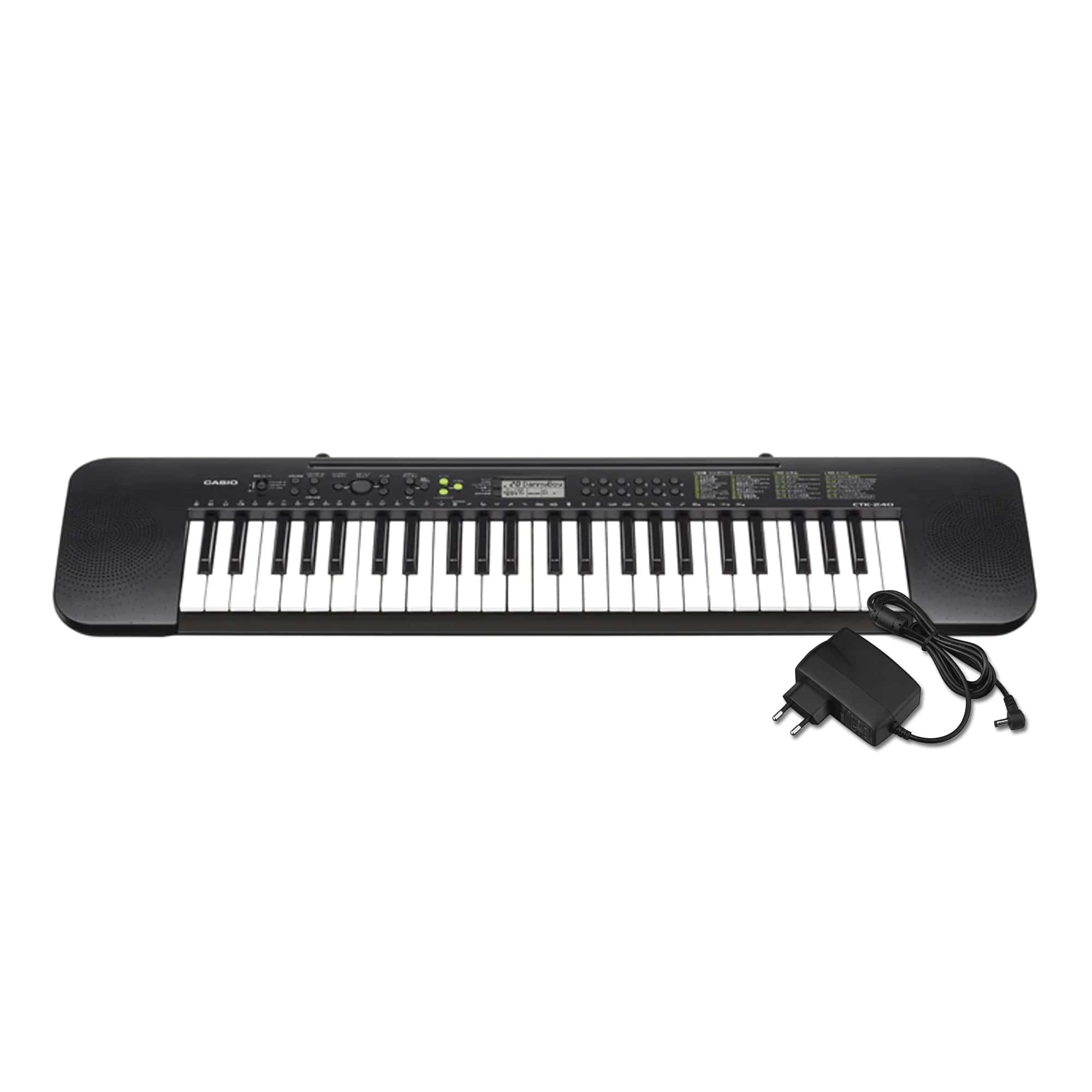 Casio CTK-240-FA 49 Keys Portable Keyboard with Adapter, – JG Superstore