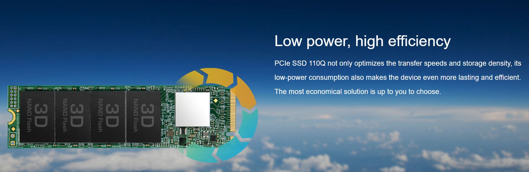 Transcend MTE110Q 110Q NVMe M.2 2280 SSD Drive | Transcend 500GB 