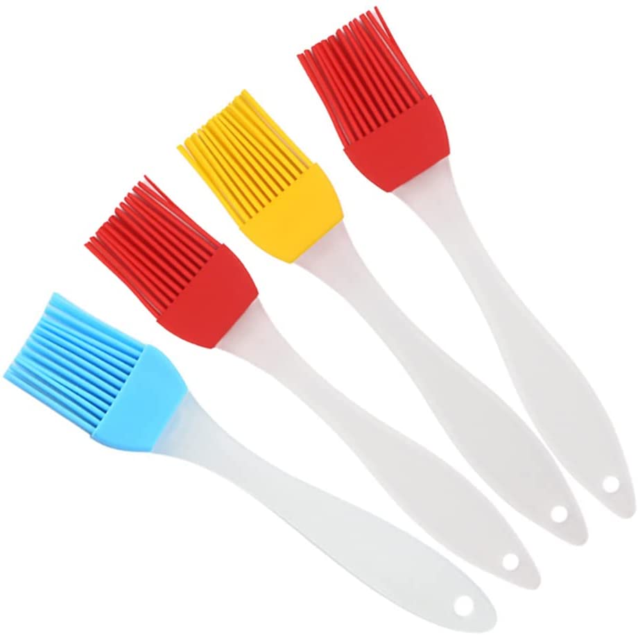 3 pieces of random color oil brushes, practical baking brushes for