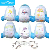 Korean Baby Diapers - 50 Pack (Pants and Tape)