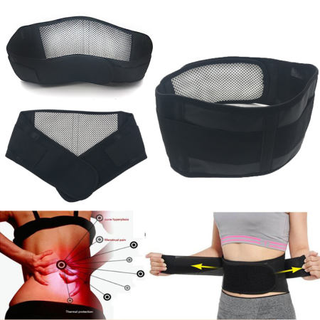 FOCANO Magnetic Self-Heating Lumbar Support Belt for Pain Relief