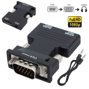 GSE HDMI to VGA Adapter with Audio, 1080P Output