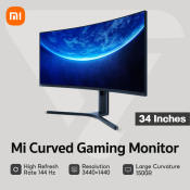 Xiaomi 34" Curved Gaming Monitor - 144Hz Refresh Rate