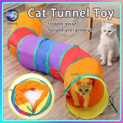 Collapsible Pet Tunnel - Practical and Funny Indoor Toy