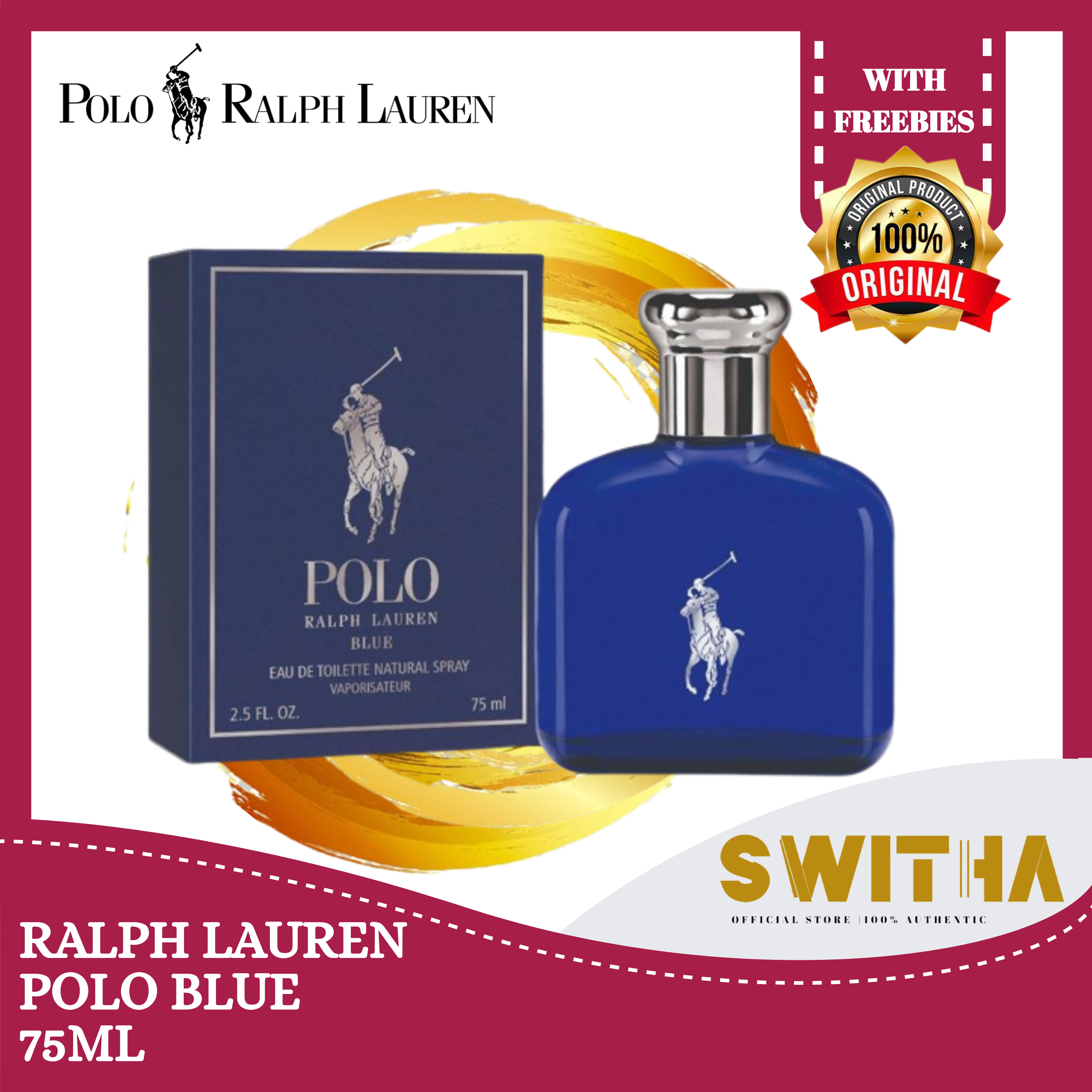 SWITHA PH [ Ralph Lauren Polo Blue Eau de Toilette for Men 75ml ] | Perfume  For Men | Oil Base | Long Lasting Scent | pabango panlalaki | oil based  perfume