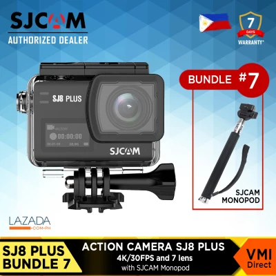 SJCAM SJ8 Plus 4k 30fps Dual Screen Wifi Action Camera with Optional Bundle Accessories / VMI DIRECT (5)