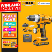 INGCO 20v Cordless Impact Drill by Winland