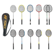 YONEX Carbon Badminton Racket Set with Case, 24-35 lbs