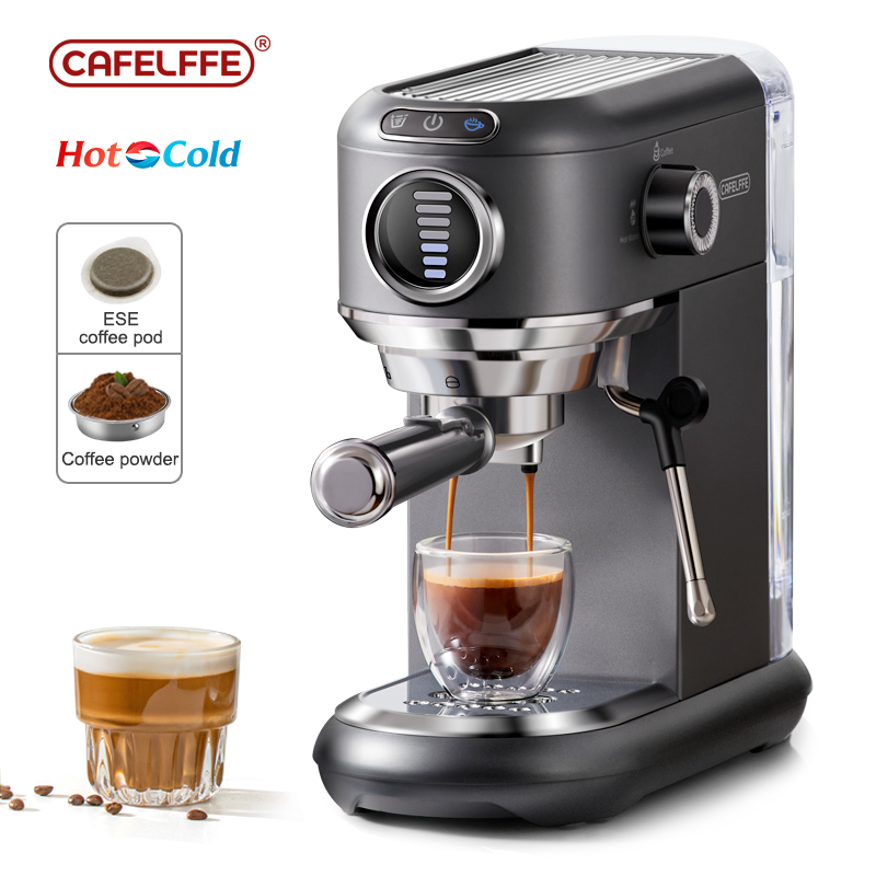 Cafelffe Espresso Machine: 15 Bar with Milk Frother