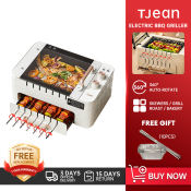 TJean Smokeless Electric Barbecue Grill