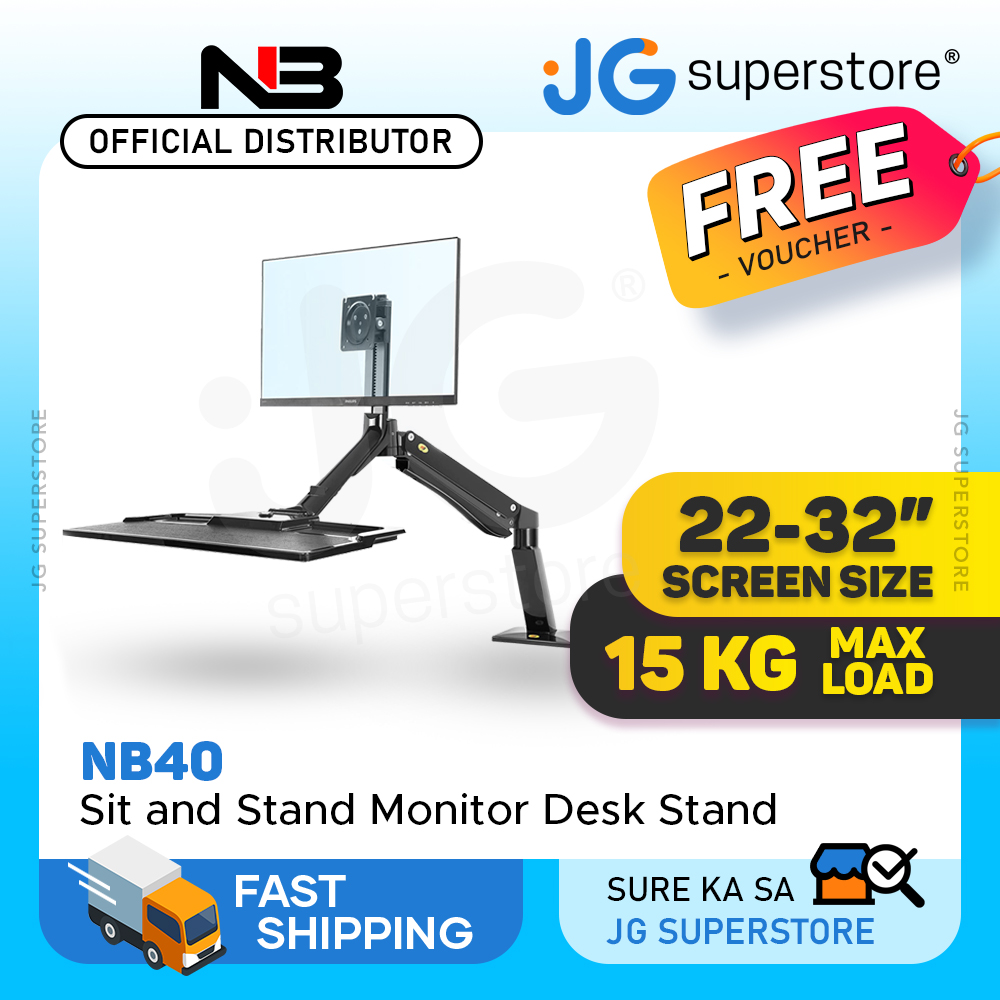  NB North Bayou Monitor Arm Full Motion Swivel Monitor Mount  with Gas Spring for 22''-40'' Monitors with Load Capacity from 4.4 to  26.4lbs Height Adjustable Monitor Stand G45 : Electronics