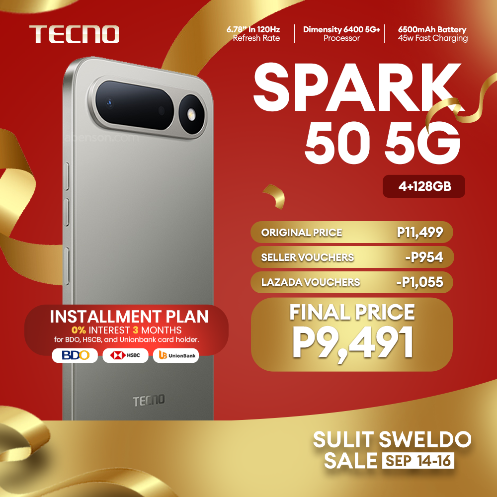 TECNO Spark 50 5G Smartphone (8/256GB, 6/256GB, 4/128GB) / Dimensity 6400 5G+ / 6.78" 120Hz Smooth Display / 6500mAh Fast Charging / Military Grade Shock-Resistance / 50MP FlashSnap Camera
