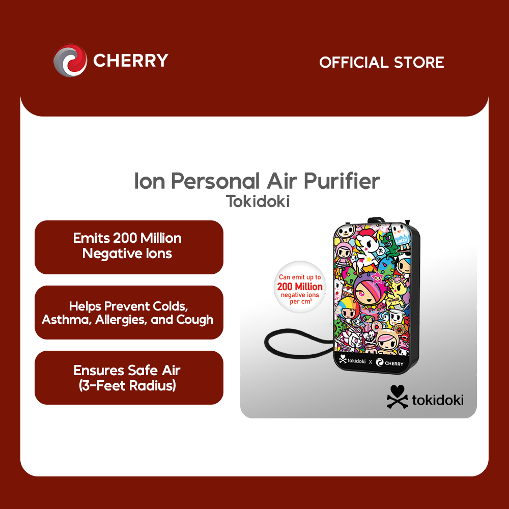 CHERRY Ion Air Purifier x Tokidoki Limited Edition with Lanyard