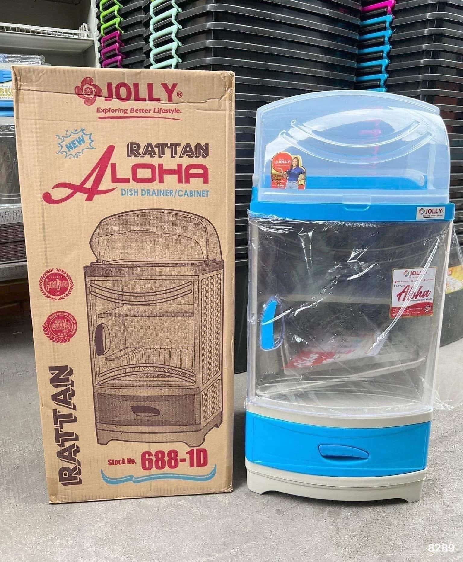 JOLLY RATTAN DISH CABINET 1D& 2D DRAWER Lazada PH