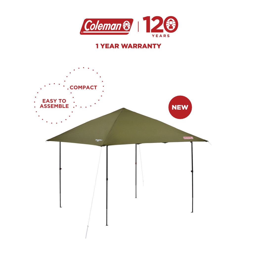 Coleman® Instant Visor Shade II Olive And Greige Frame Tent