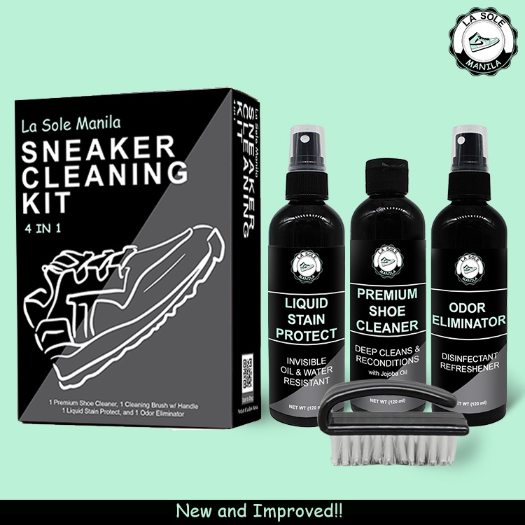 LaSoleManila Sneaker Cleaning Kit with Shoe Shield and Brush