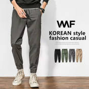 W M F Chino Joggerpants 4colour# Thicken high quality#