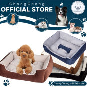 CHONG CHONG Non-Slip Pet Bed with PP Cotton Filling